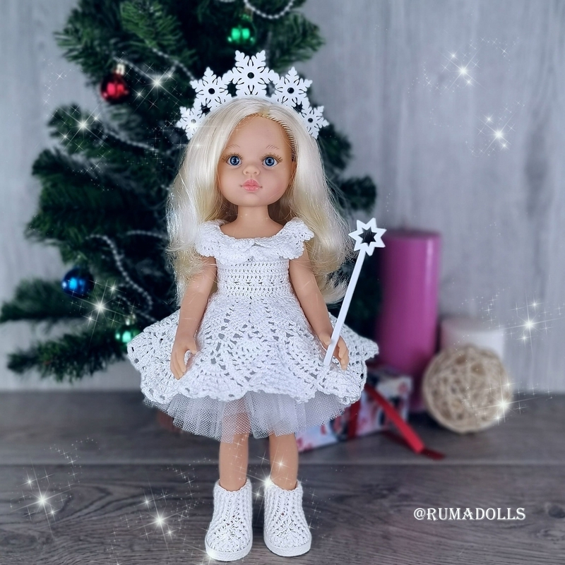 Кукла Клаудия Снежинка, 32 см - 4