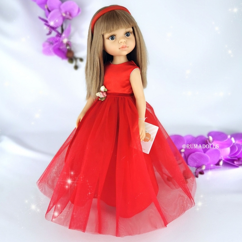 Кукла Карла в платье «Рубин» - 8