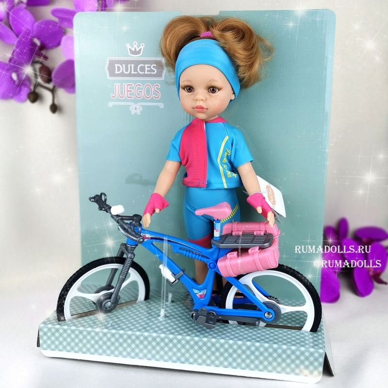 Кукла Даша велосипедистка, арт. 04654, 32 см - 7