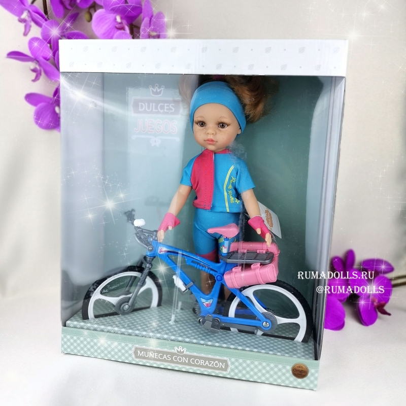 Кукла Даша велосипедистка, арт. 04654, 32 см - 9