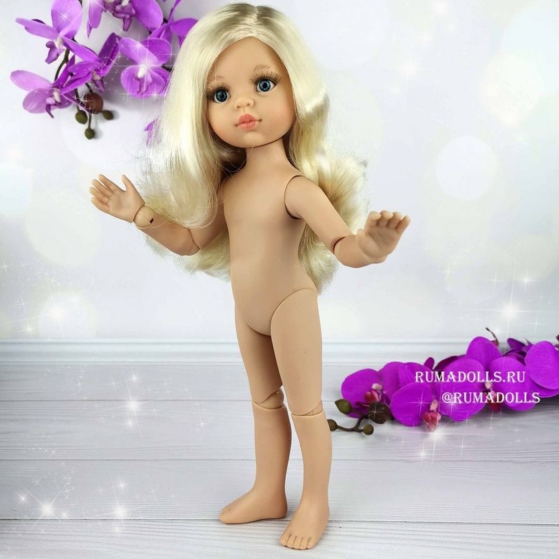Кукла Клаудия без одежды на шарнирном теле, арт. RD07005, 32 см - 3