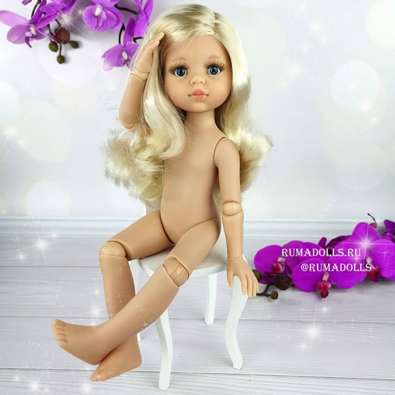 Кукла Клаудия без одежды на шарнирном теле, арт. RD07005, 32 см - 4
