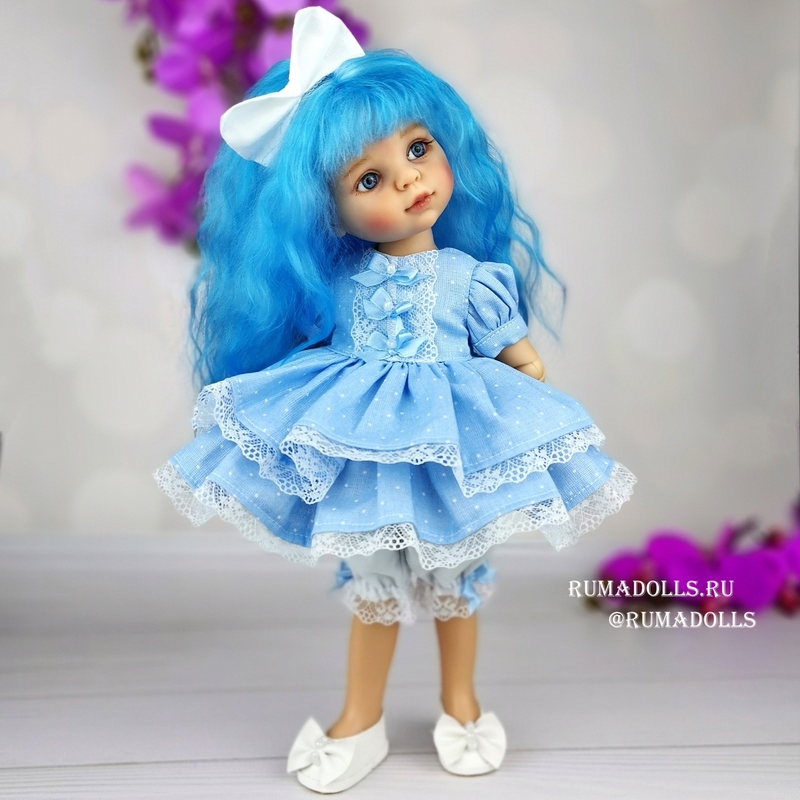 ООАК кукла Мальвина RD07013, 32 см - 7