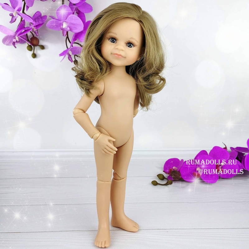 Кукла Клео на шарнирном теле, арт. RD07019. В пижаме, 32 см - 5