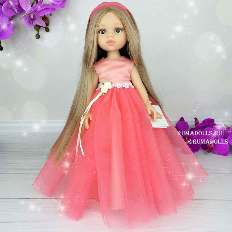 Кукла Карла в платье «Коралл», 32 см - 4