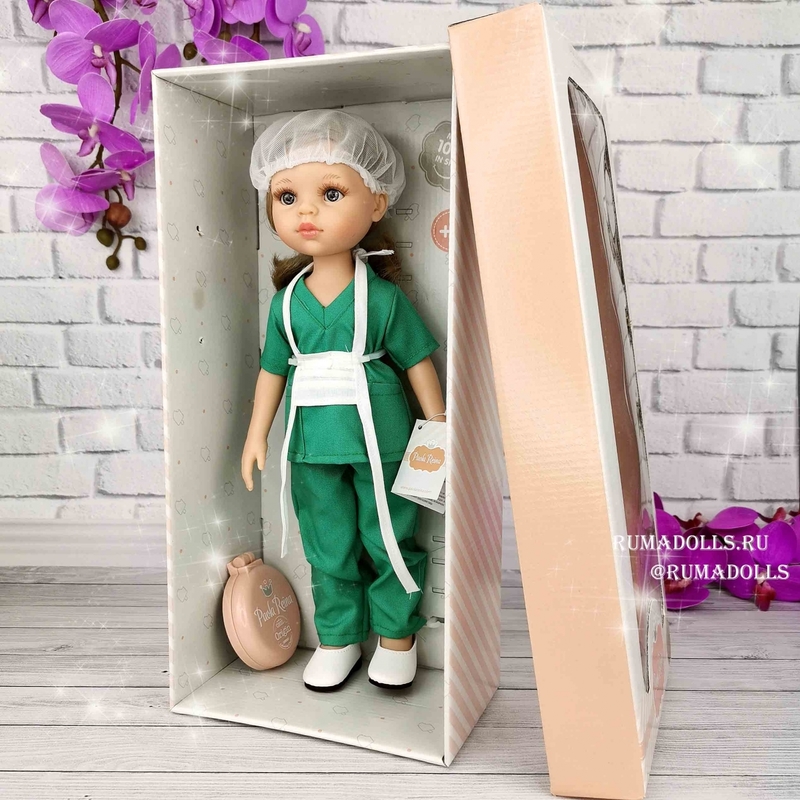 Кукла Карла медсестра, арт. 04617X, 32 см - 6