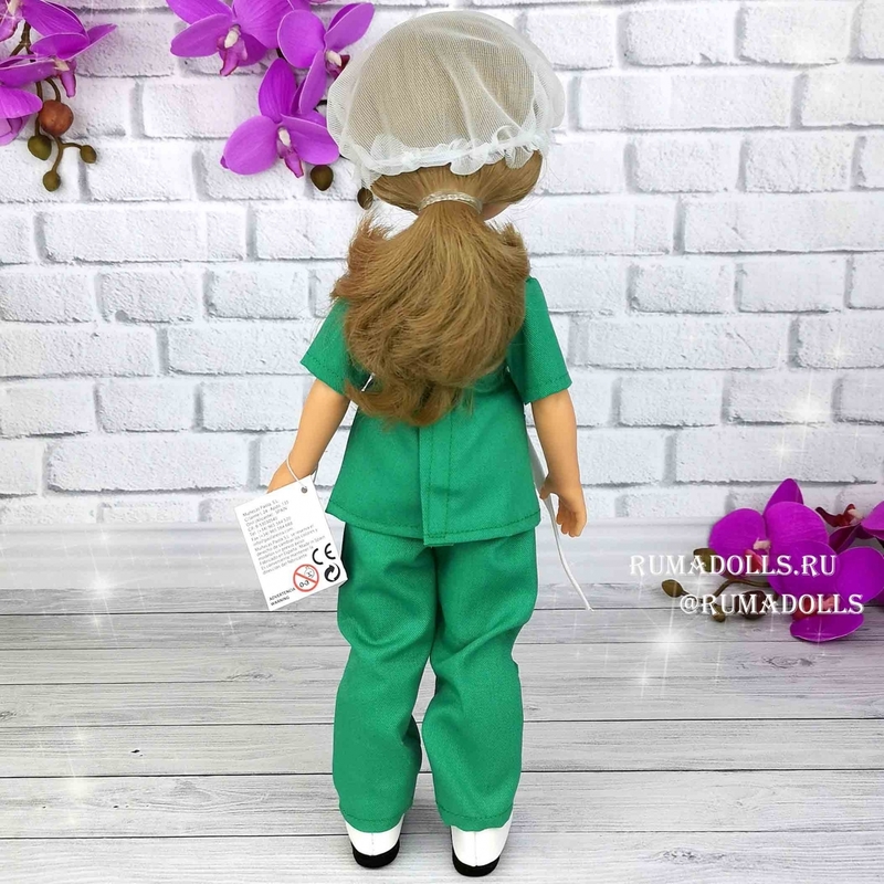 Кукла Карла медсестра, арт. 04617X, 32 см - 8