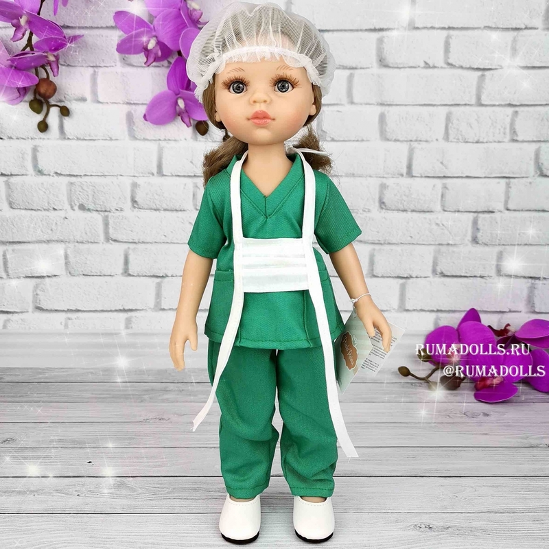 Кукла Карла медсестра, арт. 04617X, 32 см - 9
