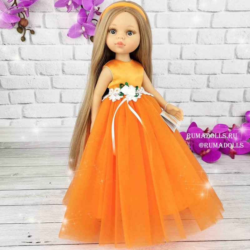 Кукла Карла в платье «Цитрин», 32 см - 3