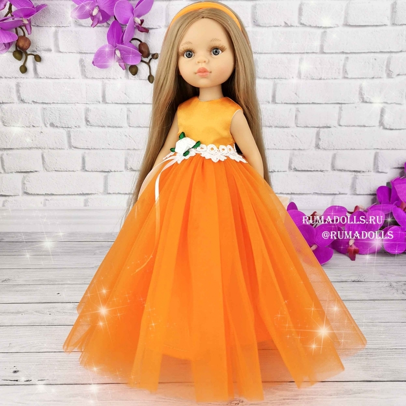 Кукла Карла в платье «Цитрин», 32 см - 4