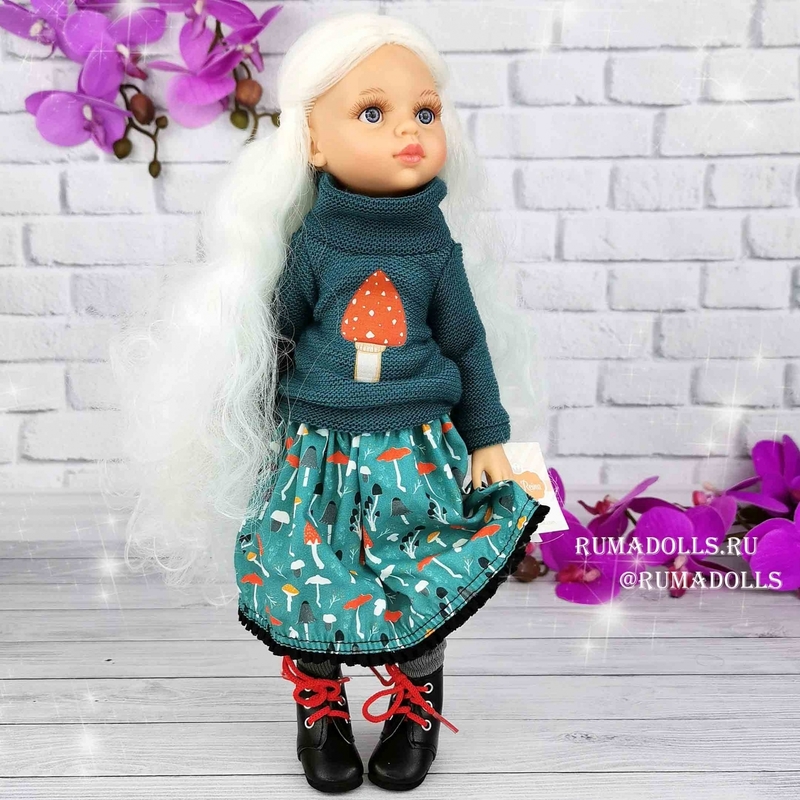 Кукла Сесиль, шарнирная, арт. 04854, 32 см - 14