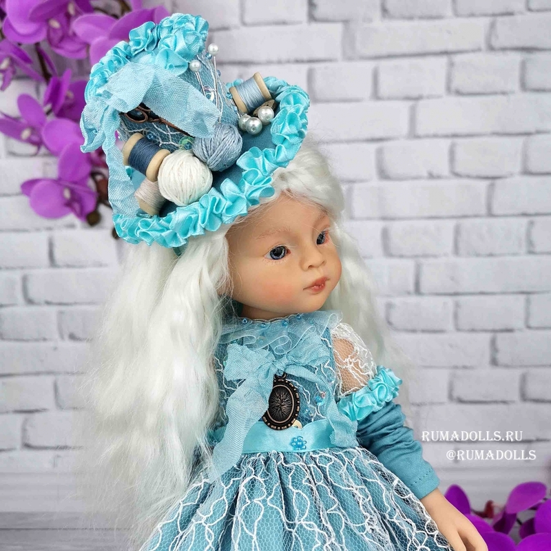 ООАК кукла Швейная фея RD07028, 32 см - 8