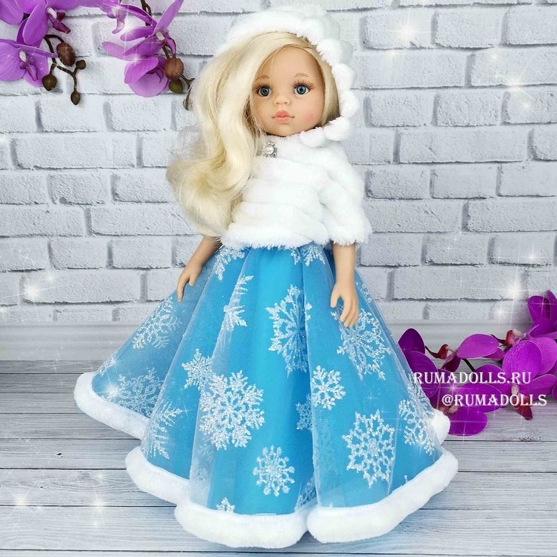 Кукла Клаудия «Снегурочка» RD00165, 32 см - 9