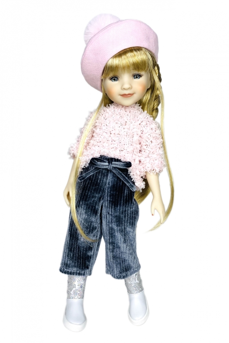 Кукла Сара в берете, арт.2010, 37 см - 12