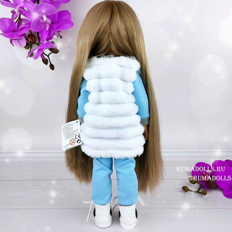 Кукла Маника «Sport Style» в голубом, 32 см - 15