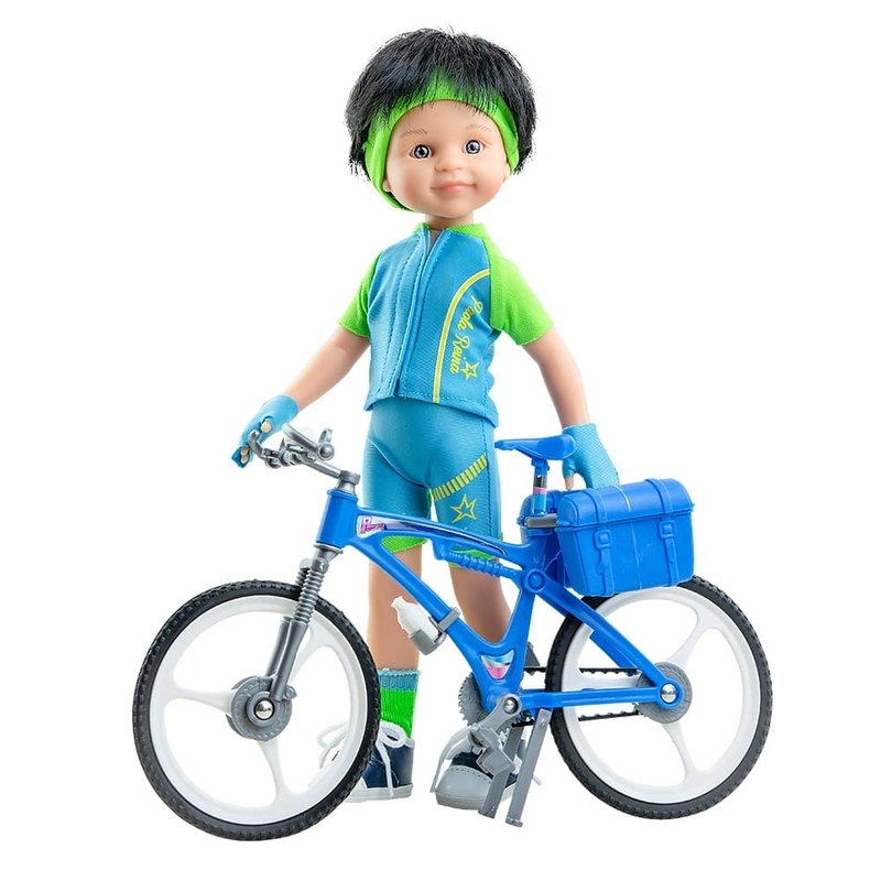 Кукла Кармело велосипедист, арт. 04659, 32 см - 10