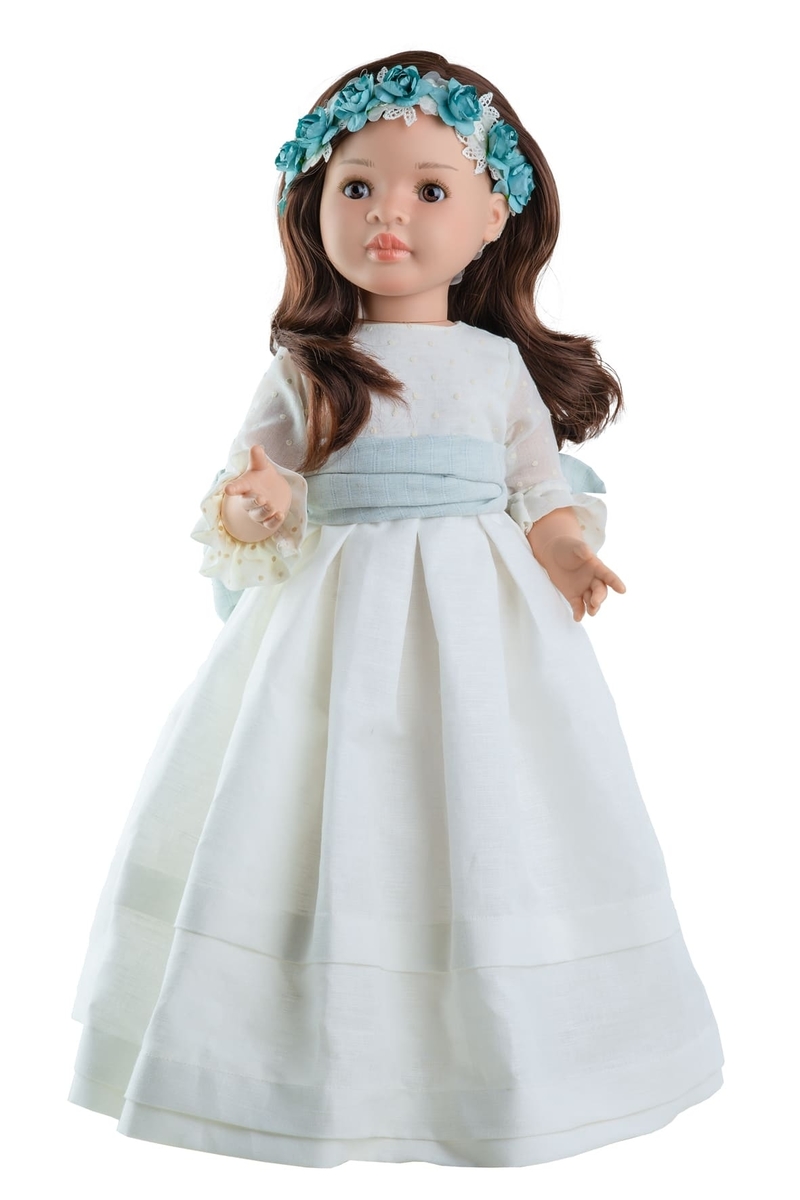 Кукла Лидия причастие, шарнирная, арт. 06518, 60 см - 8