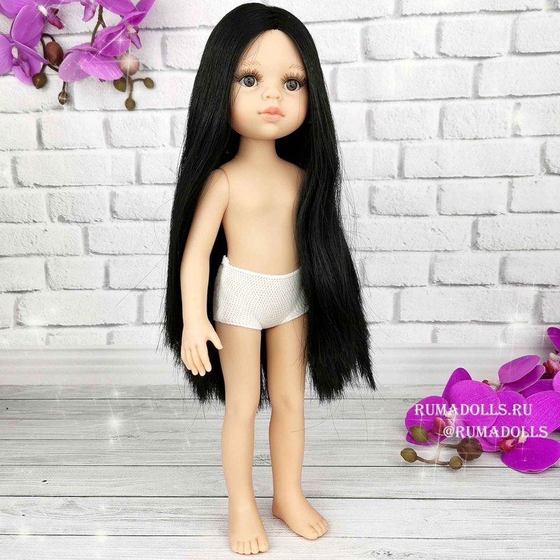 Кукла Карина с удлиненными волосами без одежды, арт.14832, 32 см - 10