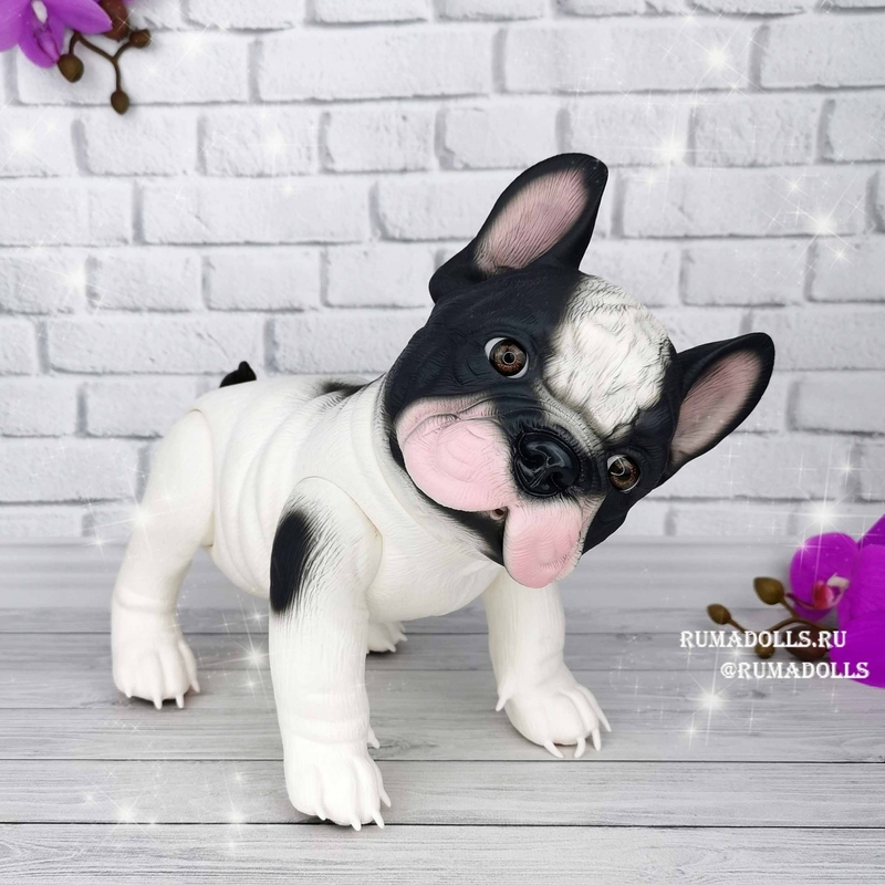 Французский бульдог. Baby Bulldog Frances, арт. 724576, 36 см - 7