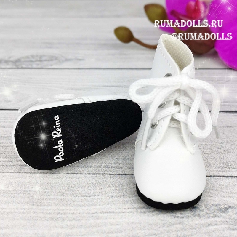Ботинки белые, для кукол 32 см, арт. 62324 - 4