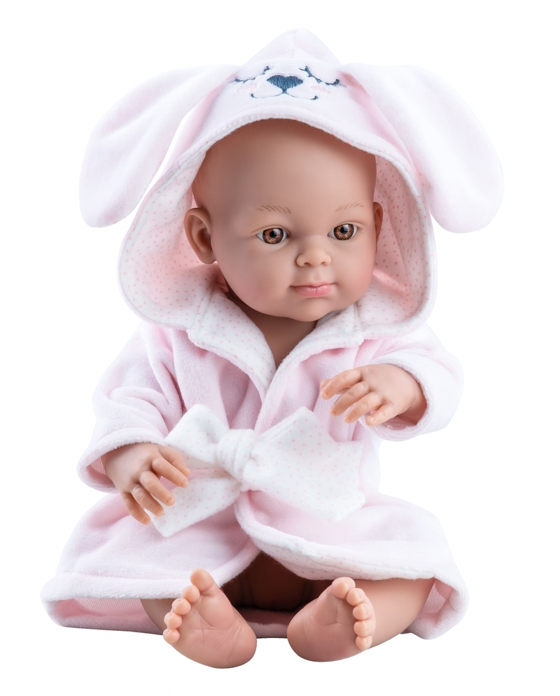 Кукла Бэби в розовом банном халате,  арт. 5118, 32 см - 8