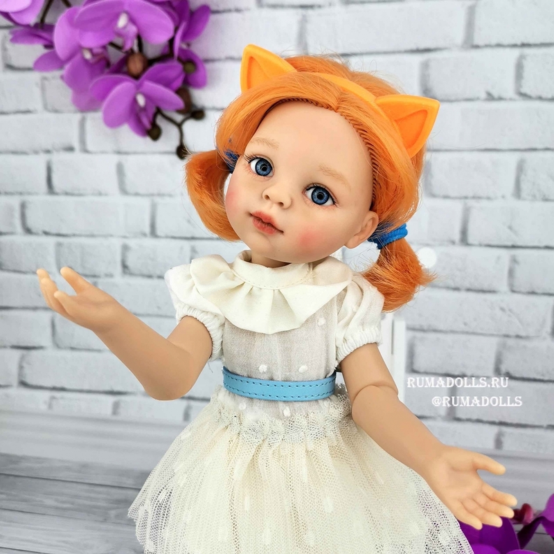 ООАК кукла Анита на шарнирном теле RD07052, 32 см - 6