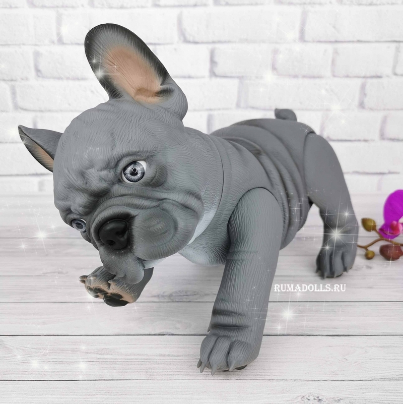 Французский бульдог. Baby Bulldog Frances, арт. 724590-1, 36 см - 6