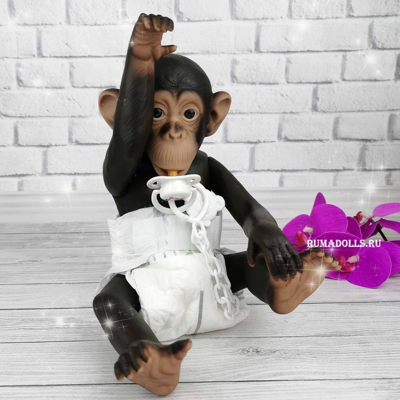 Обезьяна.Baby Chimp, арт. 452073-1, 32 см - 7