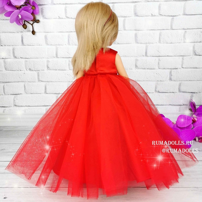 Кукла Карла в платье «Рубин», 32 см - 6
