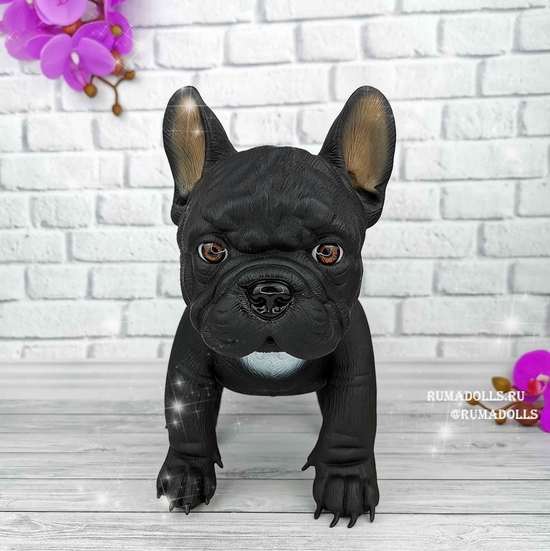 Французский бульдог. Baby Bulldog Frances, арт. 724590, 36 см - 7