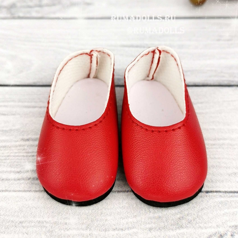 Туфли красные, для кукол 32 см, арт. 63228 - 6