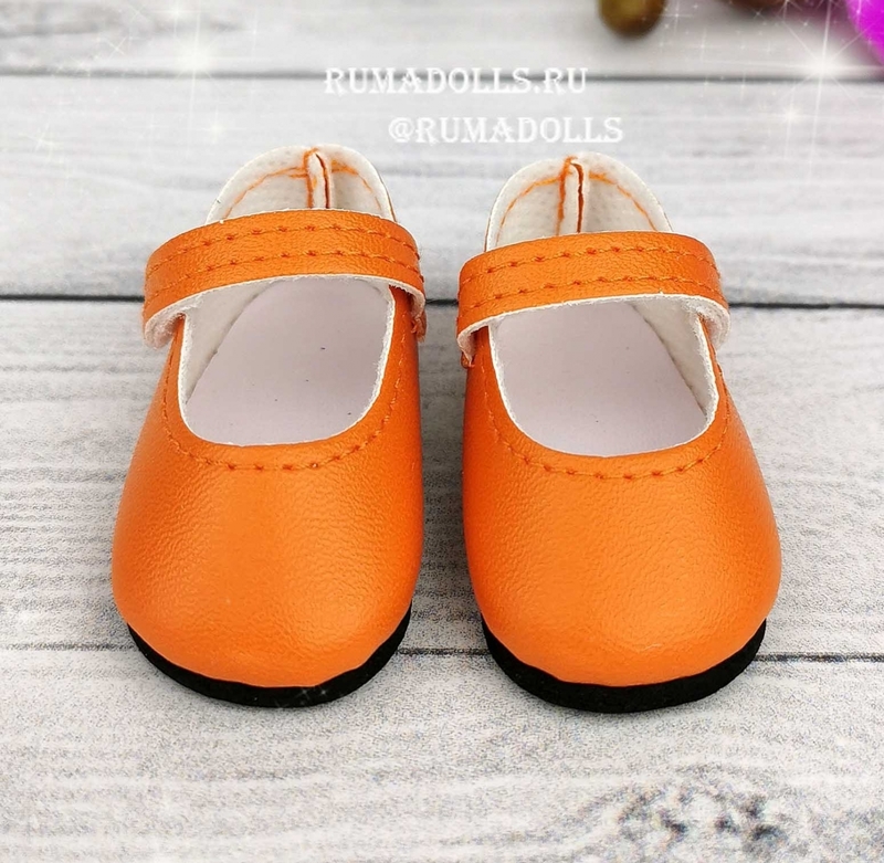 Туфли оранжевые, для кукол 32 см, арт. 63229 - 4
