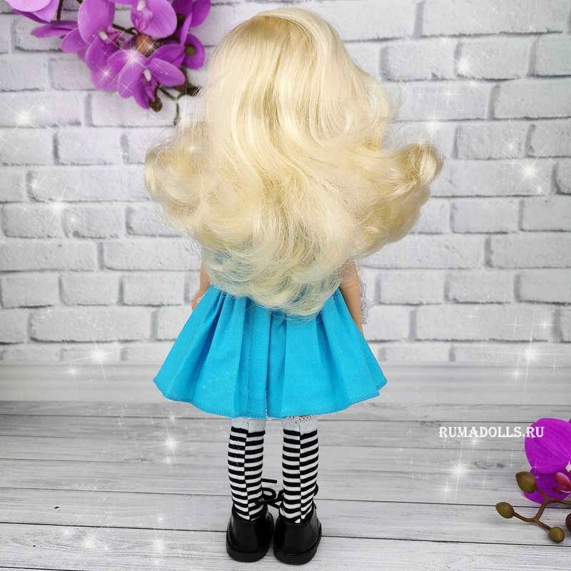 Кукла Клаудия в костюме «Алиса в стране чудес», 32 см - 8