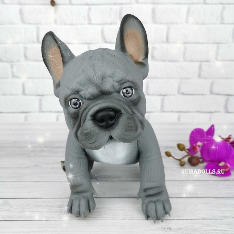 Французский бульдог. Baby Bulldog Frances, арт. 724590-1, 36 см - 7