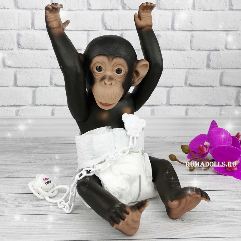 Обезьяна.Baby Chimp, арт. 452073-1, 32 см - 8