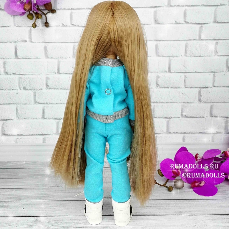 Кукла Маника «Sport Style» в голубом, арт. RD00092, 32 см - 14