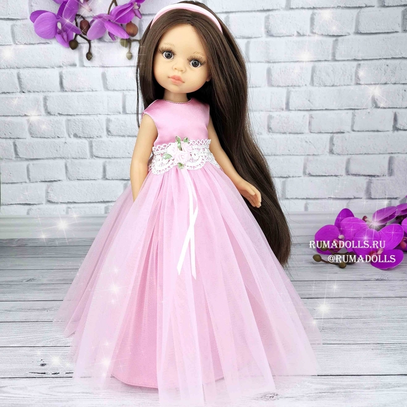 Кукла Кэрол в платье «Родонит», 32 см - 7