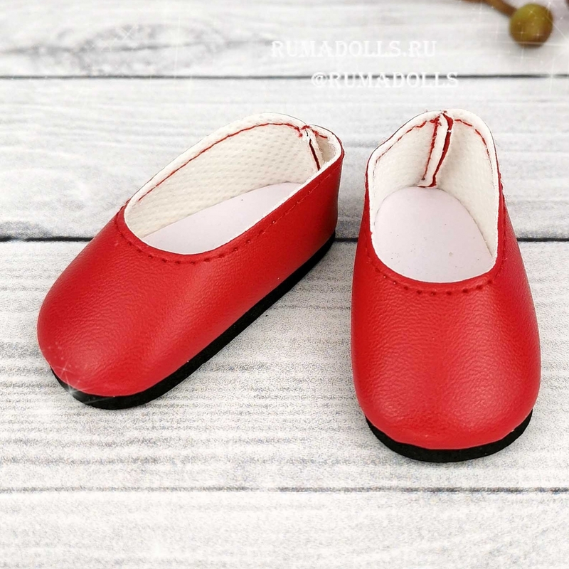 Туфли красные, для кукол 32 см, арт. 63228 - 4