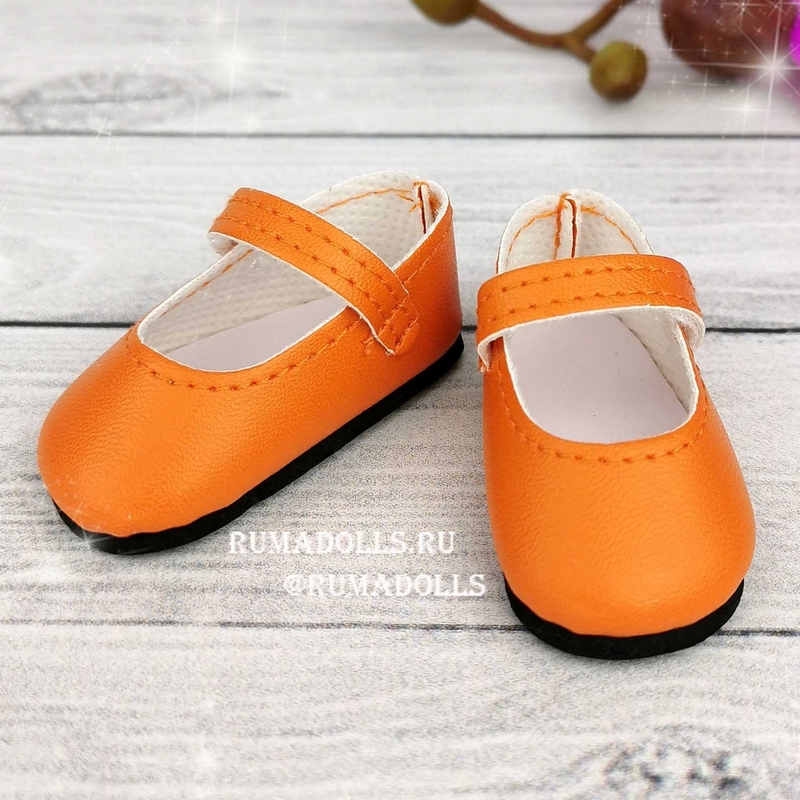 Туфли оранжевые, для кукол 32 см, арт. 63229 - 5