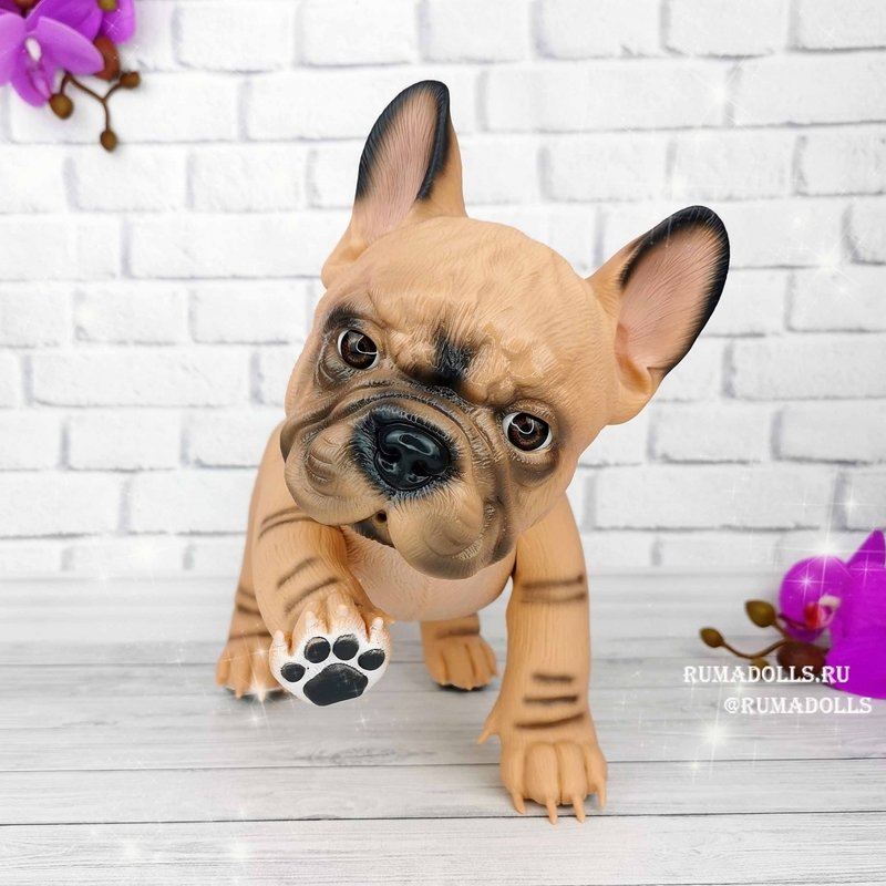 Французский бульдог. Baby Bulldog Frances, арт. 724583, 36 см - 7