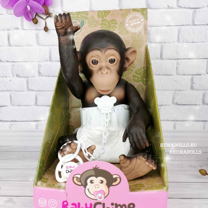 Обезьяна.Baby Chimp, арт. 452073, 36 см - 10