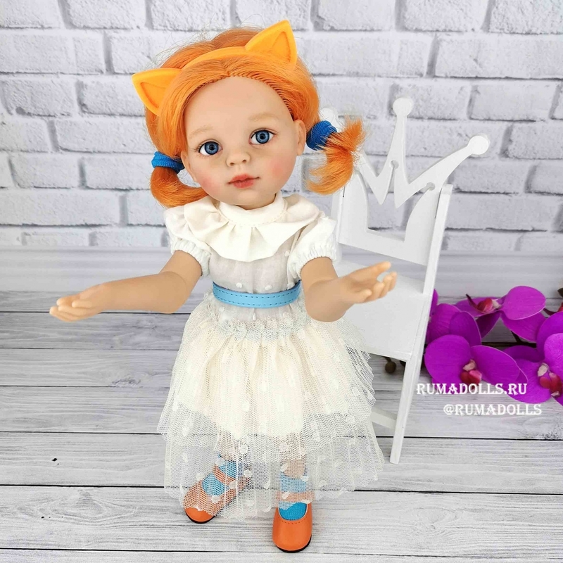 ООАК кукла Анита на шарнирном теле RD07052, 32 см - 8