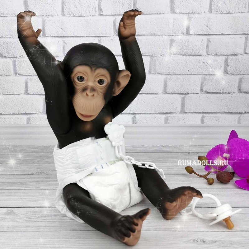 Обезьяна.Baby Chimp, арт. 452073-1, 32 см - 10