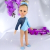 Шарнирная кукла Клаудия гимнастка в синем - 3