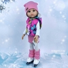Кукла Карла на коньках, 32 см - 1