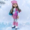 Кукла Карла на коньках, 32 см - 3