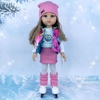 Кукла Карла на коньках, 32 см - 4