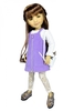 Кукла Бэлла в сиреневом сарафане, арт.2009, 37 см - 4