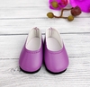 Туфли фиолетовые, для кукол 32 см - 1