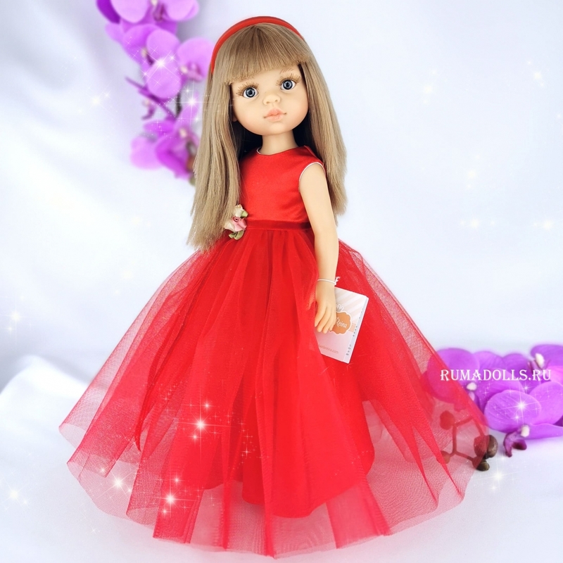 Кукла Карла в платье «Рубин»